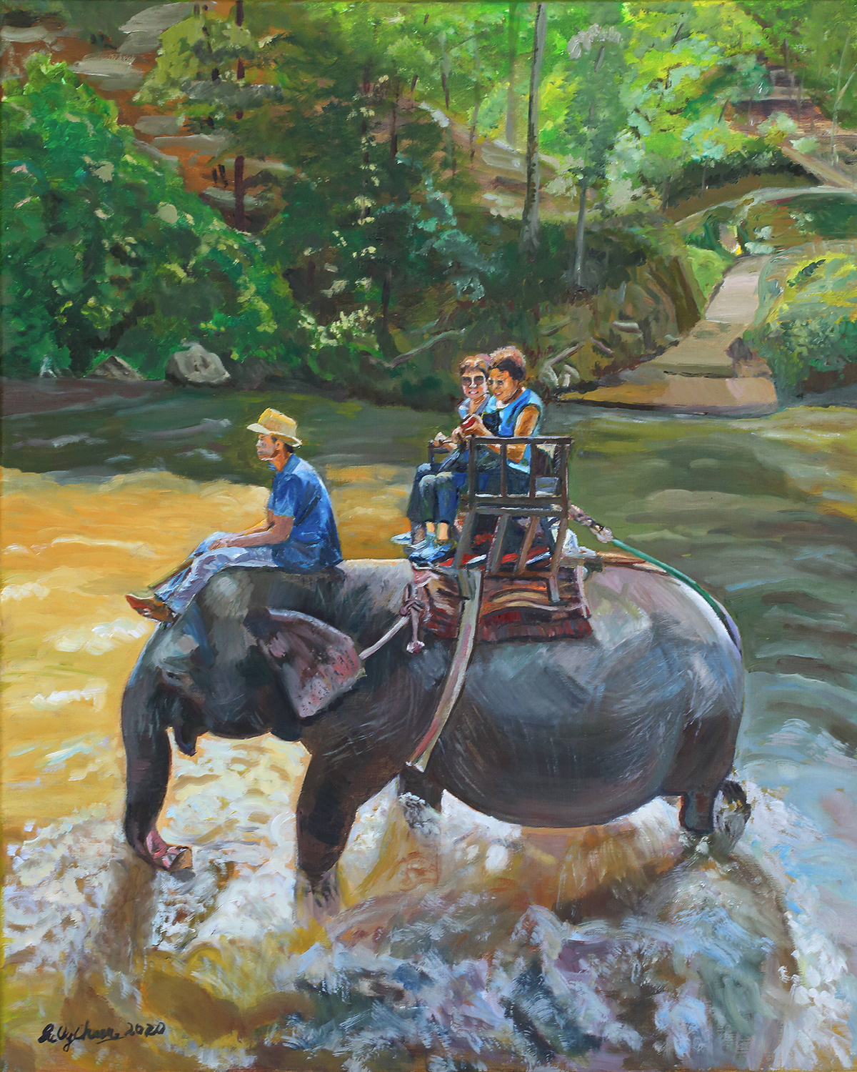 Elephant Ride, Chiang Mai