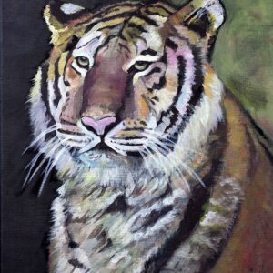 Tiger Year 50.8x40.6cm Acrylic-on-Canvas 2022