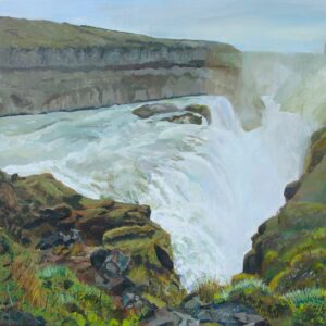 Gullfoss Iceland | 61cmx76cm | Oil on Canvas | 2018